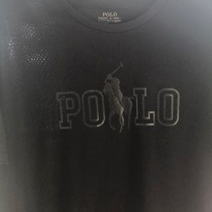 Ralph Lauren Black Polo graphic tee shirt